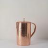 TreegoArt Чистый Кованый Медный Кувшин С Ручкой Для Хранения И Подачи Воды 1500 мл - Упаковка 1 шт.