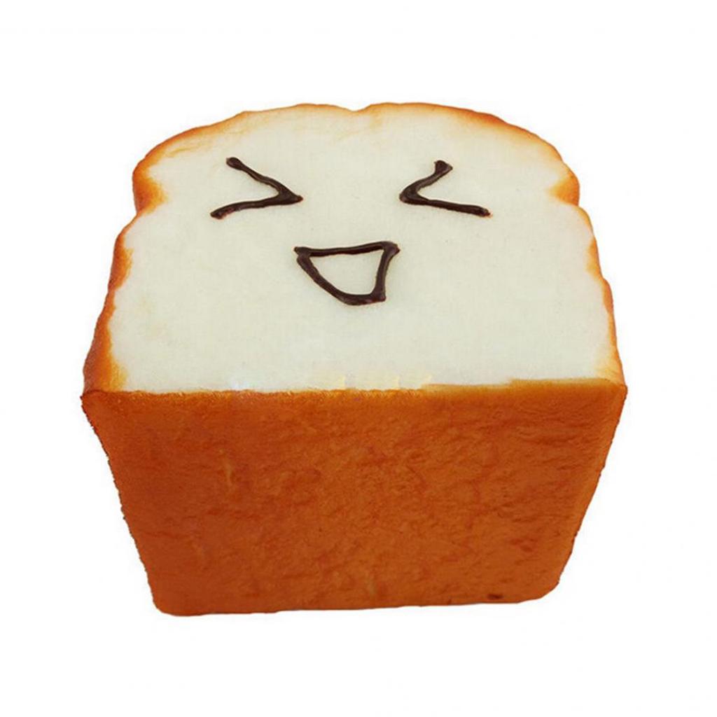 Тостовый хлеб Мягкая открытка с выражением Держатель для мобильного телефона Подушка для рук Средство для снятия стресса