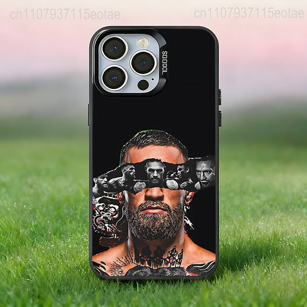 C-Conor M-McGregor Phone Case For iPhone 17,16,15,14,13,12,11,Pro,Max,Plus,E,Air,Mini Anti Fall Black  Bumper