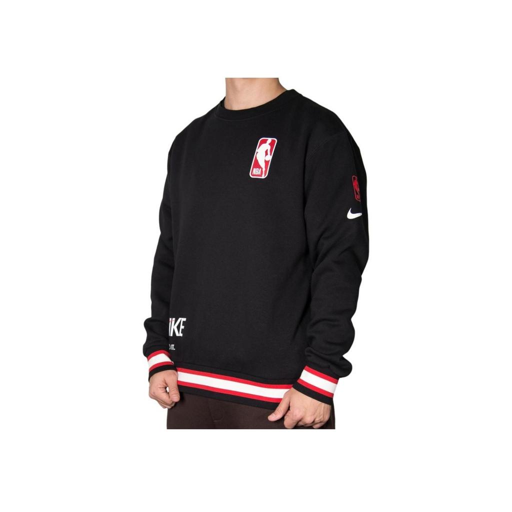 Nike NBA Team 31 Graphic Letter Logo Print Crew Neck Sweatshirt Men Tops Black FD6549-010