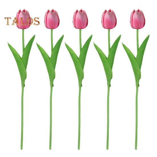 5 шт. Имитация тюльпана 34 см Искусственный тюльпан Поддельные цветы Искусственный тюльпан оптом Подарок на День матери для вазы Главная Кухня Свадьба Весна Украшения для вечеринки