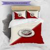 Brentford Football Printed 3 Pieces Bedding Set, Comfortable Skin Friendly Bedroom Duvet Cover Set