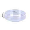 Clear Glass Shrimp Feeding Food Dish Feeder Tray Round Aquarium Feeding Bowls