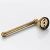 Biutimarden Modern Brass Toilet Roll Holder, Tissue Dispenser, Bathroom Wall Mounted (Brushed Bronze)