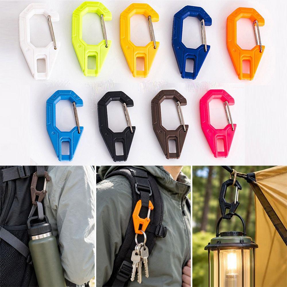4pcs Pastic G-shaped Hook Loop For Vest/Backpacks/Pouch/Bag/Belt