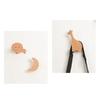 Wooden Wall Hook Lightweight Adhesive Hook with Natural Wood Grain Design Hook for Items Kids Schoolbags Hats