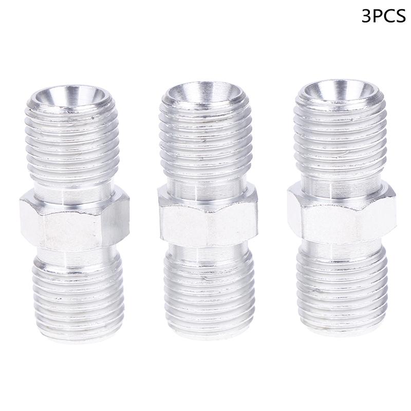 3 шт. Фитинг-ниппель 1/4" наружная резьба - 1/4" наружная резьба NPT, адаптер для трубной арматуры для соединения шланга безвоздушного краскопульта и других