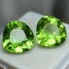 16.20 Ct Natural PERIDOT Faceted   Amazing Gemstone Green PEAR Cut Pair