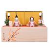 Hina Dolls Compact Kimekomi Cute Modern Mini Wooden Small Wood Cute Stylish Round Hina Dolls Hina Koichi Matsuzaki Small Storage Decoration Jinya