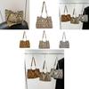 Trendy Leopard Pattern Handbag For Women Versatile Shoulder Bag For Casual Outfits