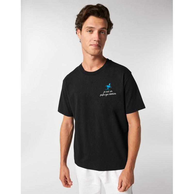 T-shirt Homme - JE SUIS UN PAPA QUI DECHIRE COEUR