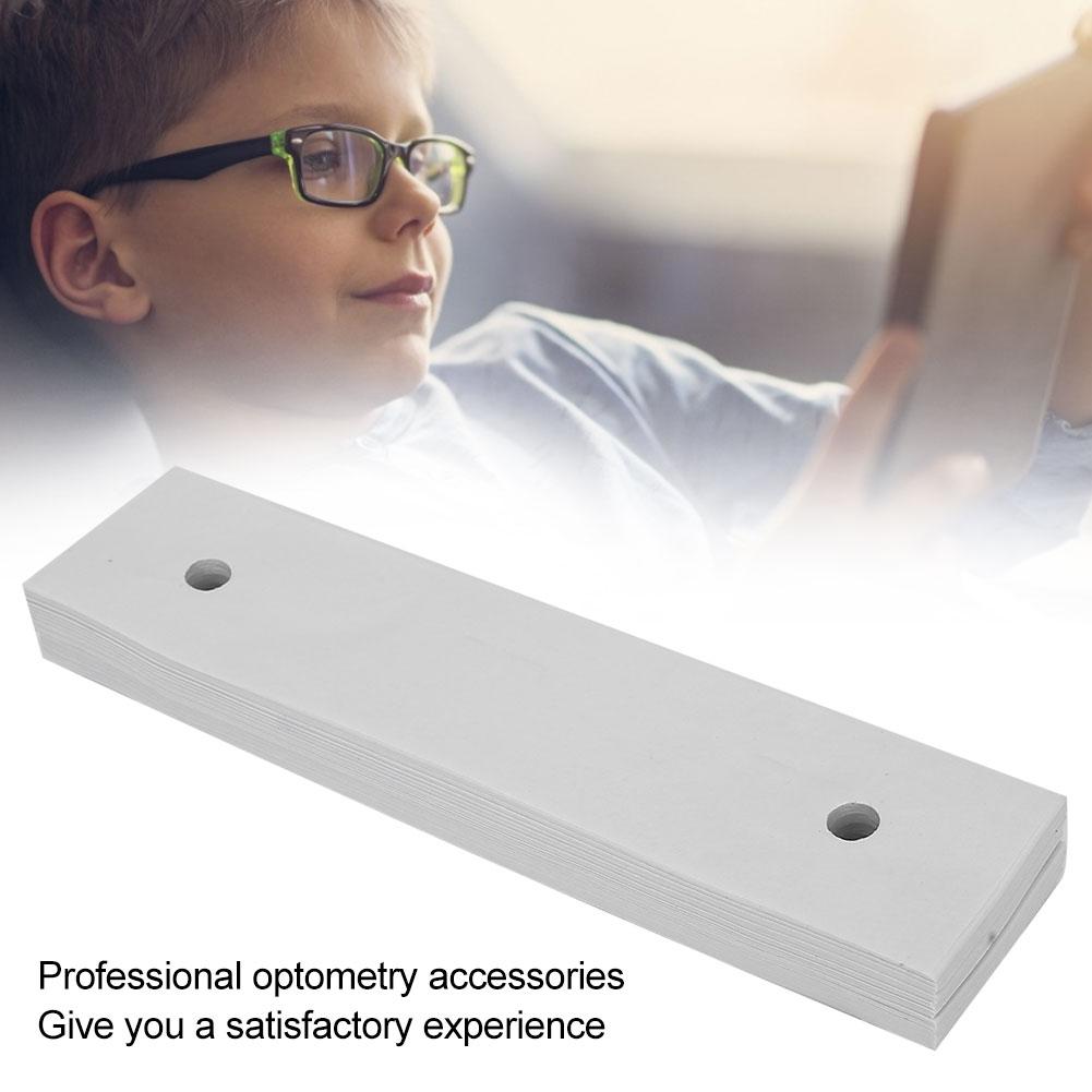 10 пакетов Оптическая бумага для подбородка Бумага для щелевой лампы Санитарно-гигиенические принадлежности для оптометрии