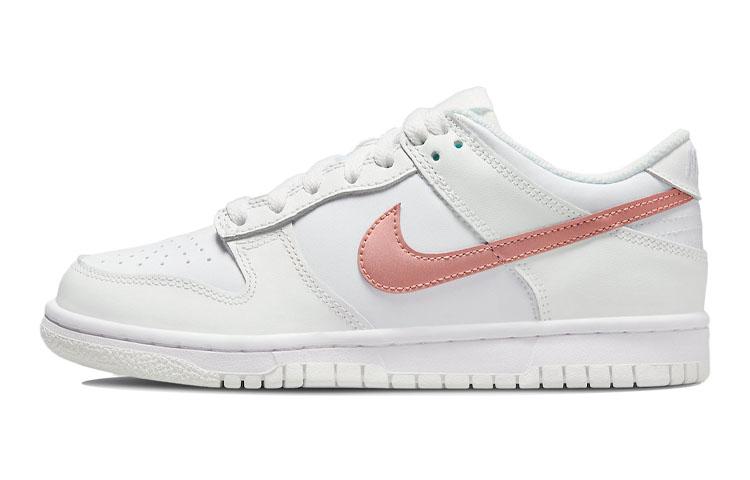 Nike Кроссовки Dunk Low White Pink GS DH9765-100
