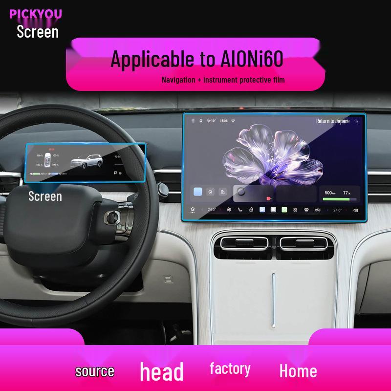 Совместим с 25 моделями GAC Aion RT: Защитная пленка для центральной консоли, экрана и приборной панели.