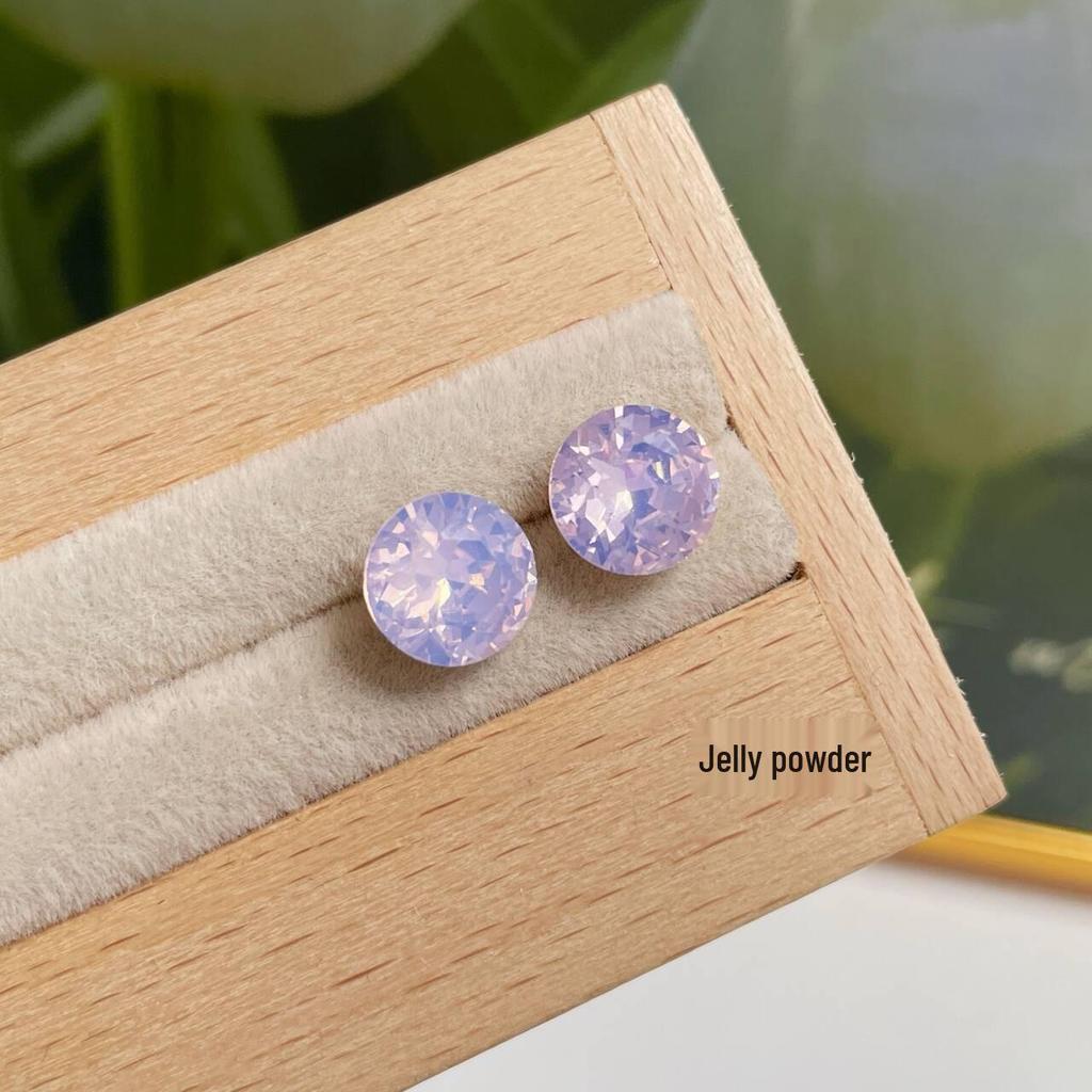 Вспышка Millennium восьмигранные серьги-гвоздики с розой из циркония для женщин - индивидуальный многогранный изысканный дизайн