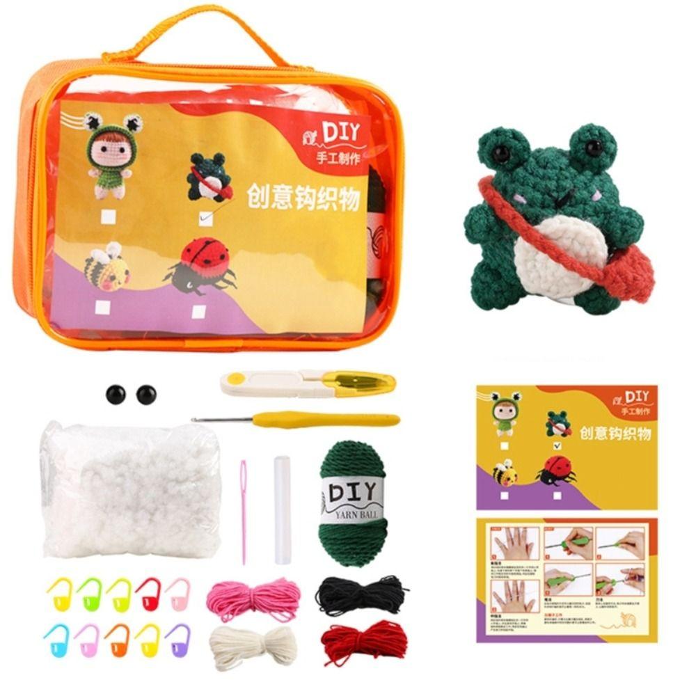 Handmade Crochet Kit DIY Handmade Doll Doll Crochet Kit Arts,Crafts & Sewing DIY Knitting  Beginner