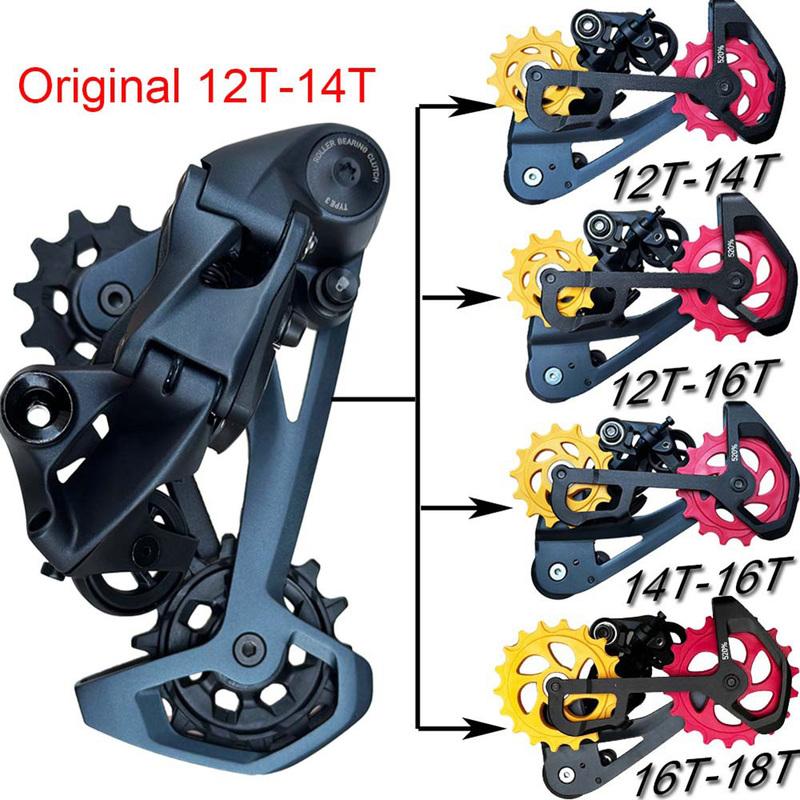 10T 11T 12T 13T 14T 15T 16T 17T 18T Подшипник Велосипедное Заднее Направляющее Колесо Дорожный Велосипед Задний Переключатель Скоростей Ролик-Башмак Для Ремонтного Комплекта