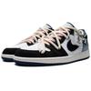 Jordan Air Jordan 1 Restricted Area Cushioning Slip Resistant Low top Vintage Basketball Shoes Men's Light Blue IH0648-141(Team98-)
