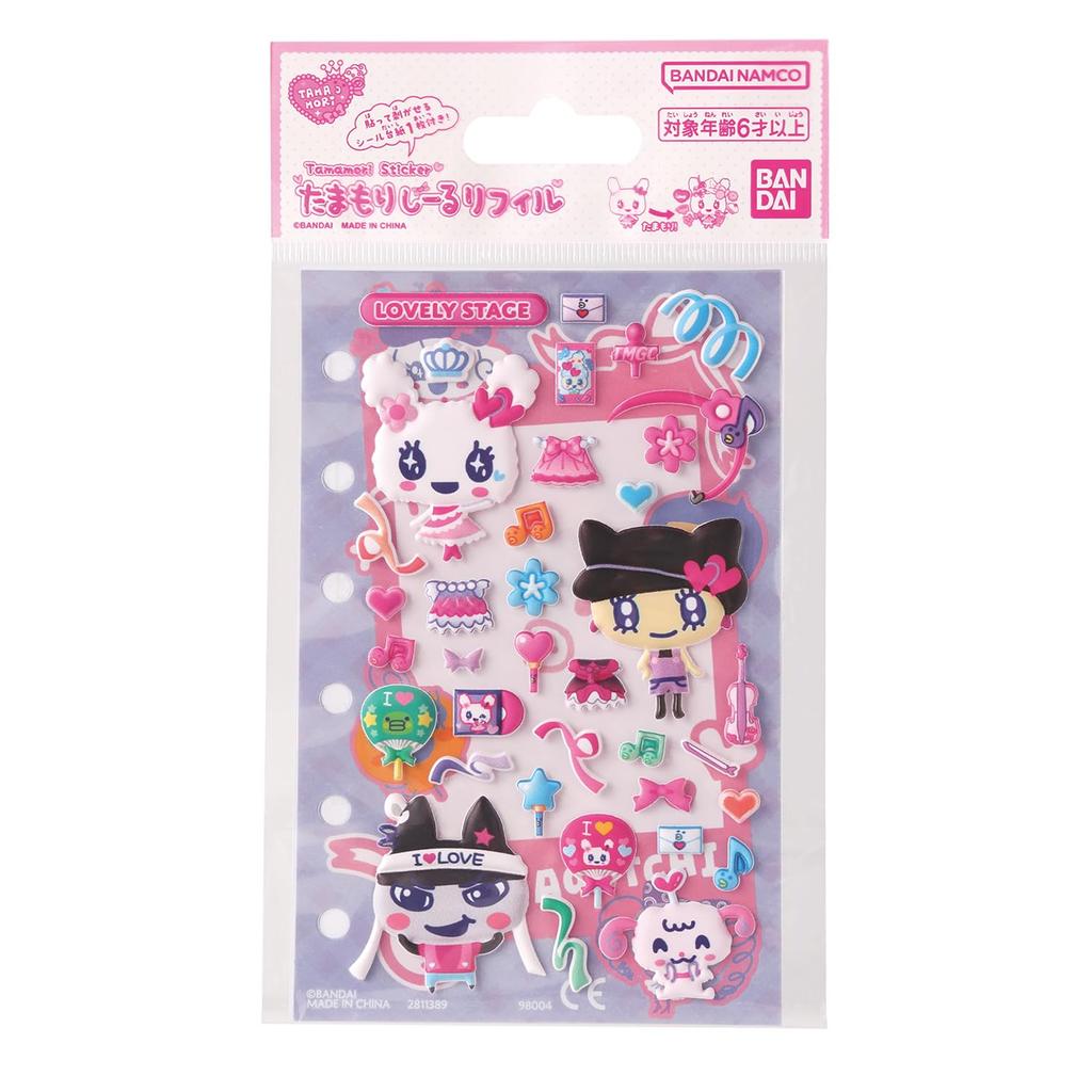 BANDAI Tamamori Seal Refill Lovely Stage Set Target Age 6 Years Older Tamagotchi