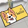Cute 40x60cm Floor Mat Cartoon Cat Paw Bathroom Mat Non-slip Super Absorbent Foot Mat