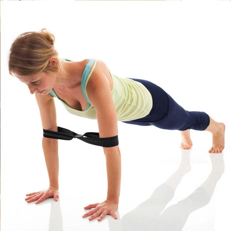 Ремень для йоги Stretch Strap Belt в форме 8 для йоги Pull Up Belt Rope Waist Booty Training Gym Accessories