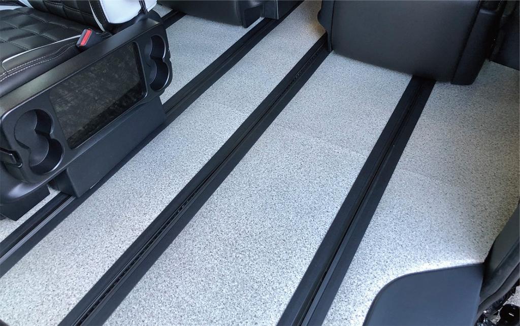 LEGANCE Hiace 200 Серия Широкий Finetech Tourer Персональная Задняя Подушка Пол для Супер Длинный Перламутровый Цвет -