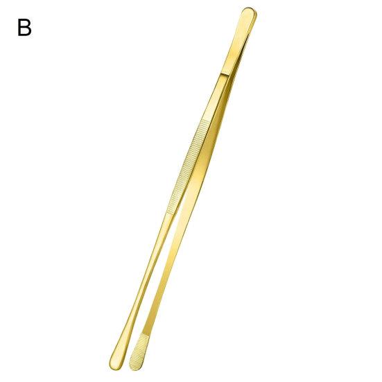 Пинцет из нержавеющей стали, щипцы с прецизионными зубцами, пинцет для еды, приготовление пищи, выпечка, ремонт, морепродукты, пинцет для барбекю, кухонный гаджет