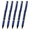 [Pentel] EnerGel Euro Gel Ink Pen 0.7mm Blue Barrel XBL27-A Black, Pack of 5