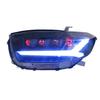 09-11 Toyota Highlander Matrix LED Headlight Assembly with Ice Blue LED DRL