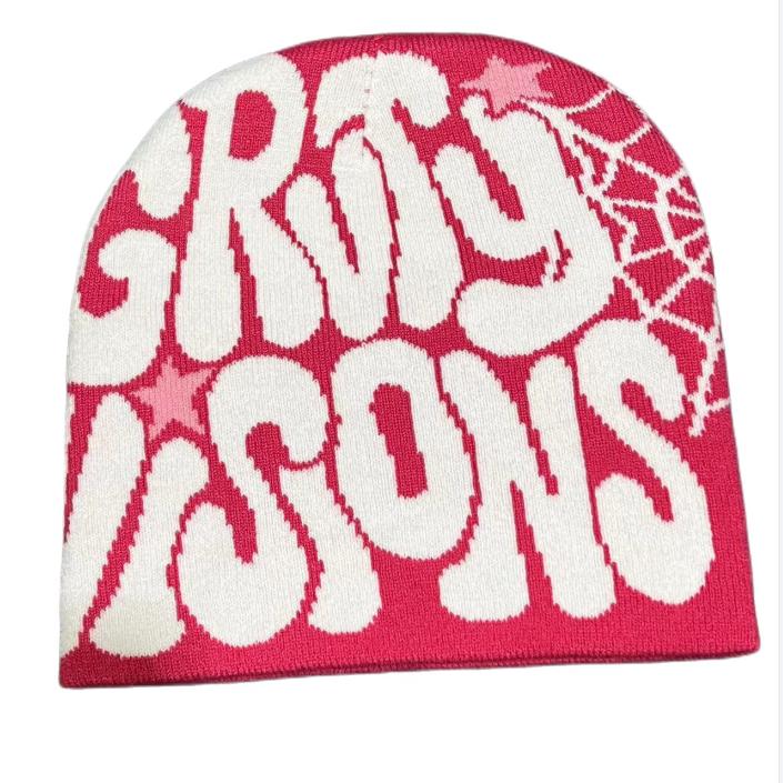 Высококачественная зимняя простая шапка-бини из 100% акрила, теплая вязаная шапка