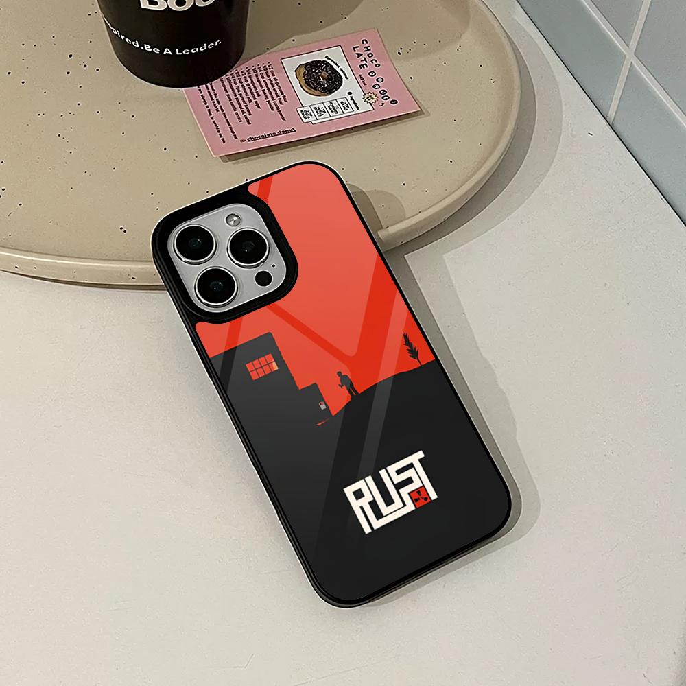 Игровой чехол RUST для телефона iPhone 17 16 15 14 Air 13 12 11 Pro Max Mini Plus Fundas Чехол PC+TPU