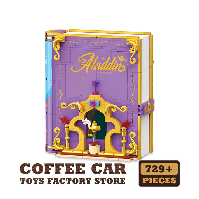Милая Сказочная Принцесса MOC Кубики Книги Мечтающая Русалка 3D Книжка-сказка Строительные Блоки Игрушки Аниме Модель Детские Девочки Рождественские Подарки