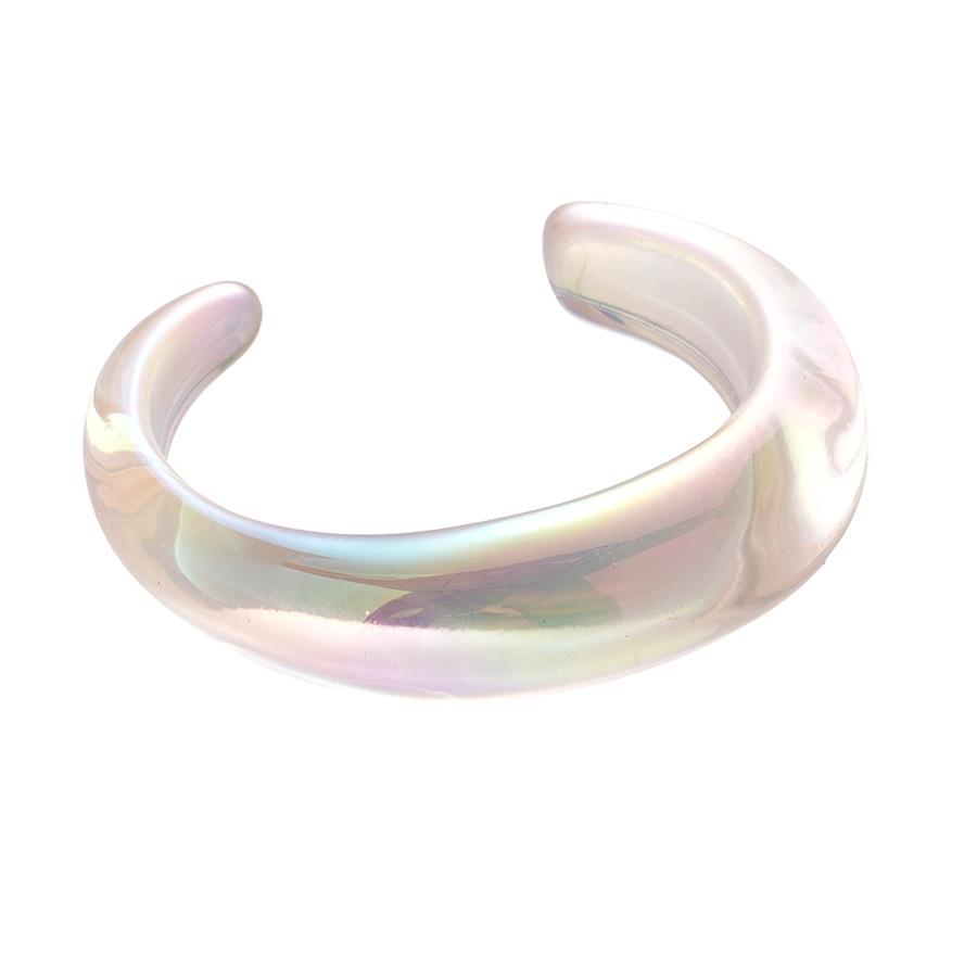 Преувеличенный переливающийся акриловый геометрический браслет: Уникальные, Высококлассные Украшения для Рук для Женщин