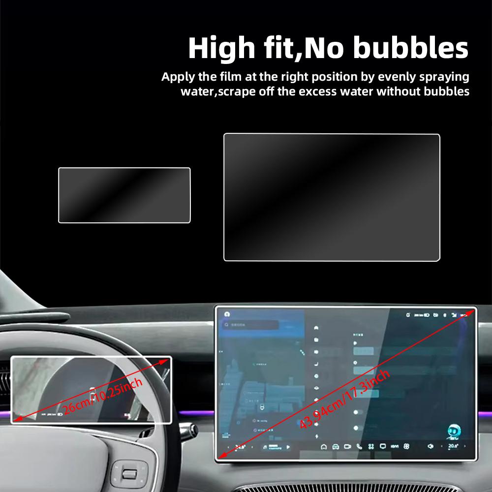 Car Tempered Glass Protective For Xpeng X9 2024-2026 Auto GPS Navigation Screen Protector Display Interior Accessories
