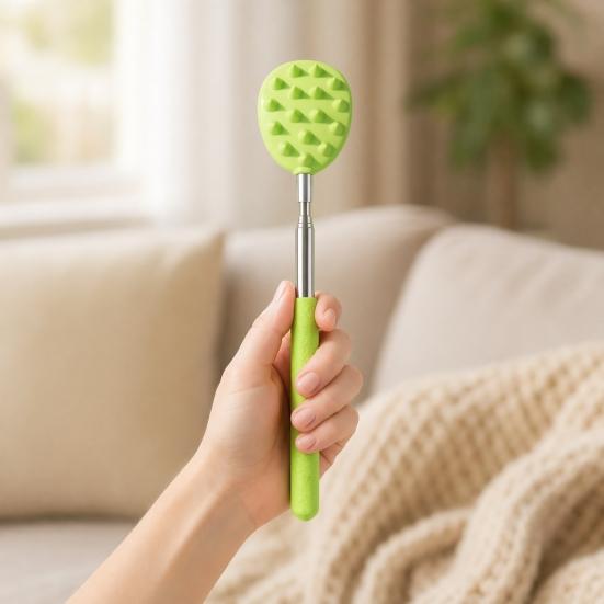 Back Scratcher and Massager Extendable Back Massager Tool Telescoping Back
