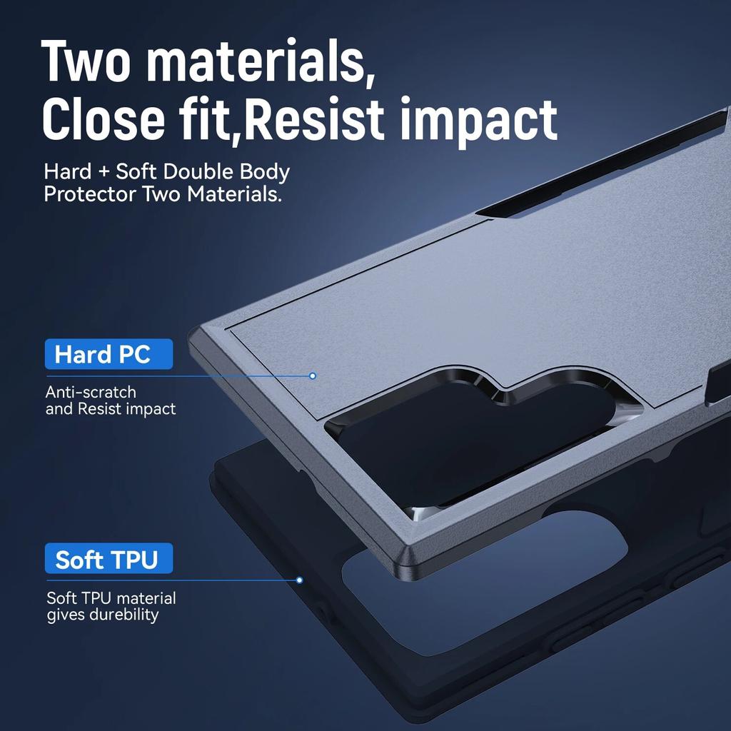 Чехол с защитой от отпечатков пальцев для Samsung Galaxy S24 Ultra S22 Plus S21 FE S20 S23 5G, нескользящий сверхпрочный защитный чехол