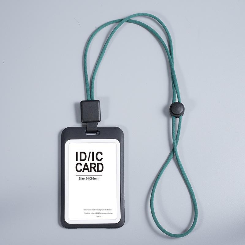 Прозрачный двусторонний выдвижной держатель для бейджа 'Осенний дождь'