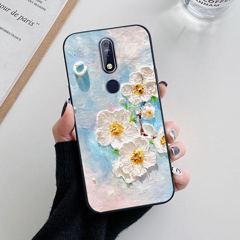 Для Nokia 5.1 Plus Чехол Модный Мягкий Силиконовый Задний Чехол для Nokia 3.1 7.1 Чехол для Телефона etui Fundas Милый Чехол