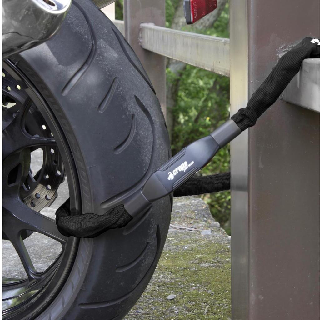 Crops Chain Lock 6mm X 1100mm Dimple Key K4-66 CP-K4-66-01 (Black)