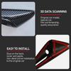 For Tesla New Model 3 Highland 2024 Side Camera Cover Lens Protector Black White Red Shiny Matte Carbon Fiber Pattern