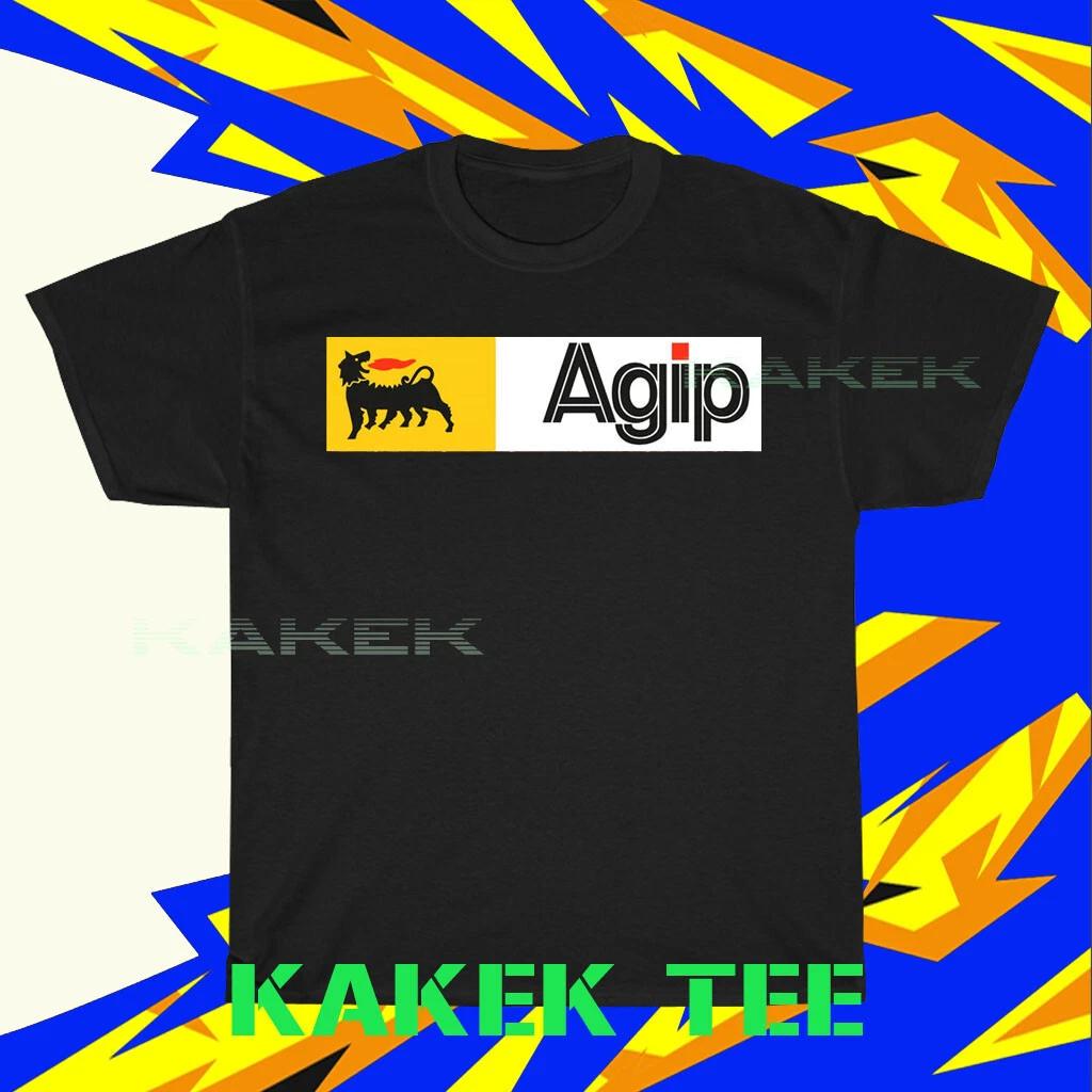 Agip Oil Motor Logo Racing Logo American T-Shirt Funny Size S to 5XL