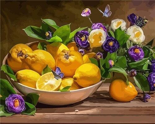 5D Diy Алмазная картина, полная дрель, чашка с фруктами, еда, Алмазная мозаика, стразы, вышивка, Настенная картина, ремесленный домашний декор