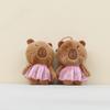 Adorable Capybara Animal Plush Doll With Soft Pp Cotton Filling For Bags And Keys