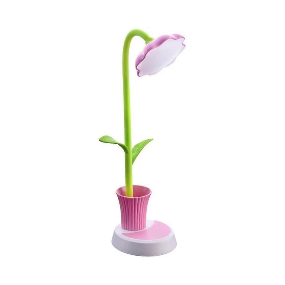 Kids lamp,Kids LED Desk Lamp Table Light USB Rechargeable Dimmable Children's Lamp Touch-Sensitive Switch Decor Lamp (with Pen Container)