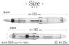 Sailor 1911 Silver Profit Large 21K Fountain Pen Demonstrator Z Nib 11-2075-700 with Converter