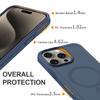 Чехол-бампер с ощущением кожи для IPhone 15 14 13 12 11 Pro Max Plus IPhone15 для Magsafe, противоударный чехол с магнитной беспроводной зарядкой