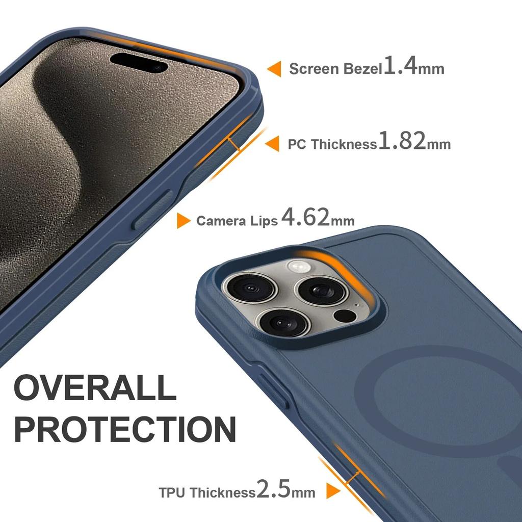 Чехол-бампер с ощущением кожи для IPhone 15 14 13 12 11 Pro Max Plus IPhone15 для Magsafe, противоударный чехол с магнитной беспроводной зарядкой