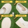 Augusteng Platform Canvas Shoes Women's Summer 2025 New Niche Platform Big Head Casual Shoes Muffin Board Shoes