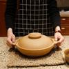 0.5L Shallow Clay Casserole Pot