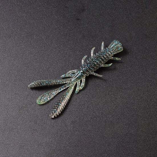 10 шт. 7 см/2,45 г Рыболовная приманка Хорошая гибкость Высокая эластичность Имитационный дизайн Яркий цвет